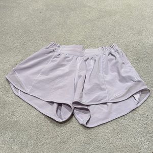 Lululemon shorts size 4. Lavender. Like new